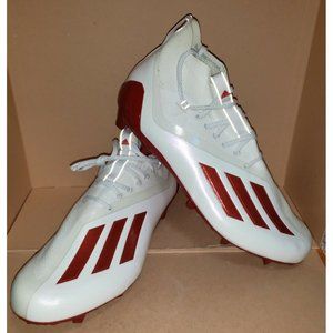 Adidas AdiZero Primeknit Football Cleats White/Red GZ0424 Men's size 15 NWOB